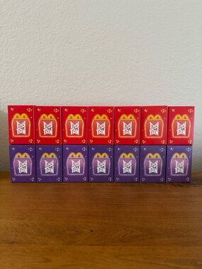 McDonald's Tinytan x BTS 2025 The Throwback & Encore Edition SET of 14 NEW